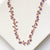 faceted amethyst cluster delicate pretty gold necklace